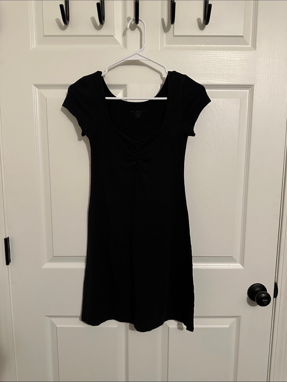 Brandy Melville Black Short Scoop Mini Dress